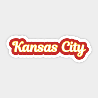 Kansas City Script Sticker